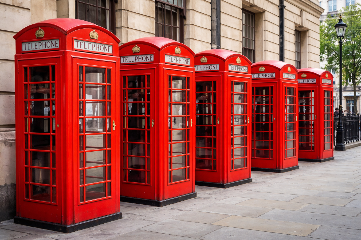 Red Phone Boxes in London